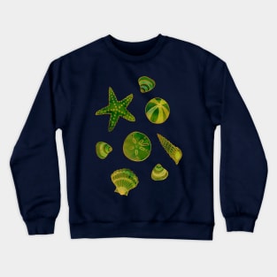 Beach Treasures - Green Crewneck Sweatshirt